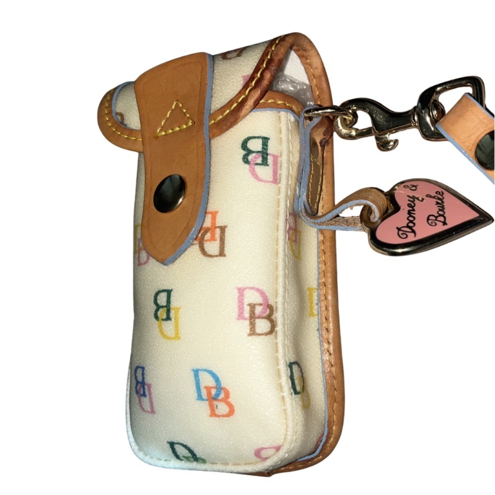 Vintage Dooney & Bourke Rainbow Monogram Wristlet Phone Case – VHTF